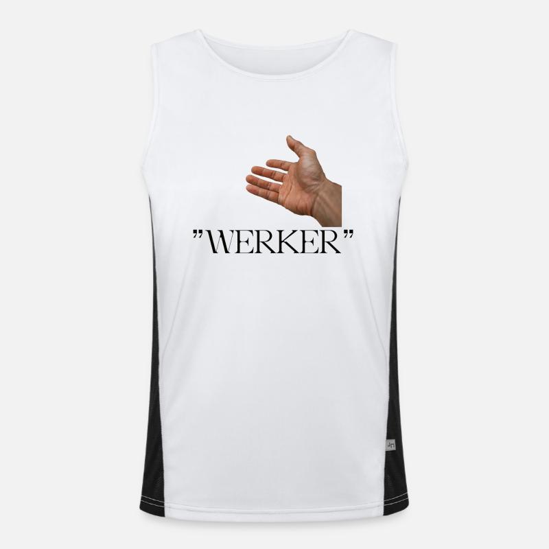 HAND WERKER Funktionelles Kontrast-Tank Top für Männer 