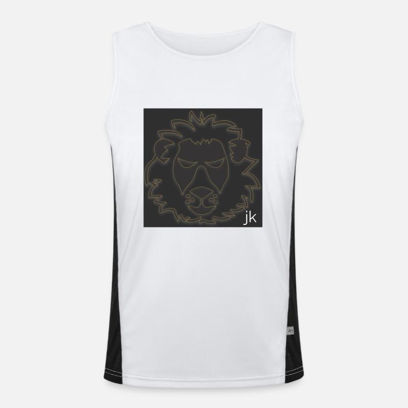 JK - Lion - Image - 2023 Men's Functional Contrast Tank Top 