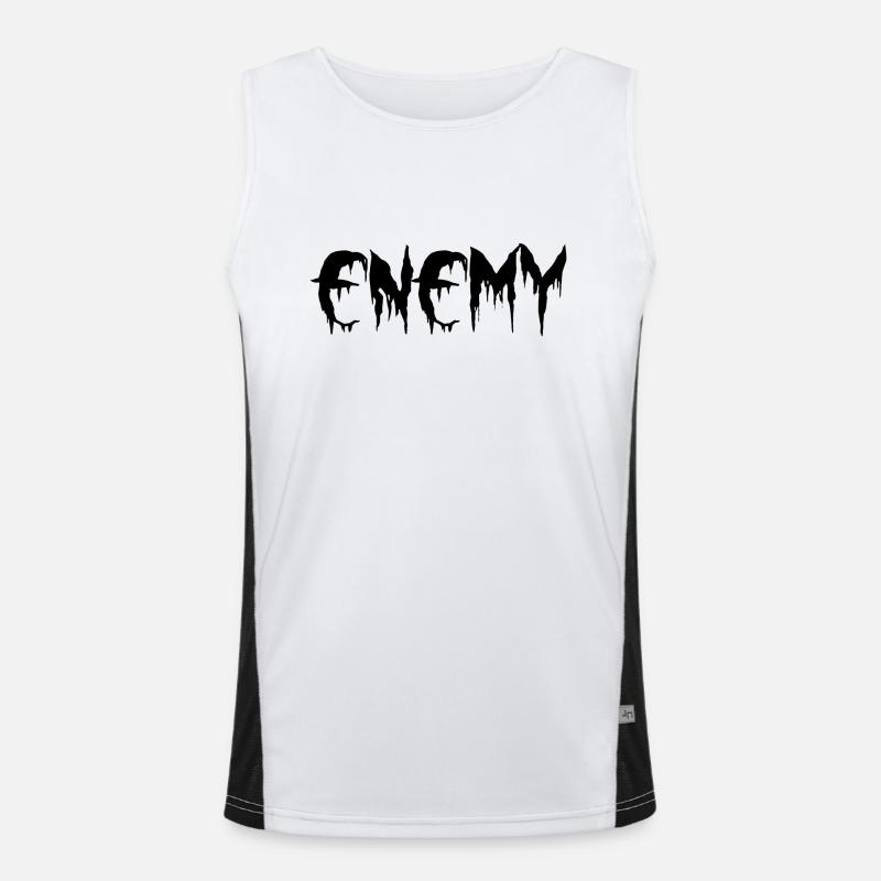 Enemy Funktionelles Kontrast-Tank Top für Männer 