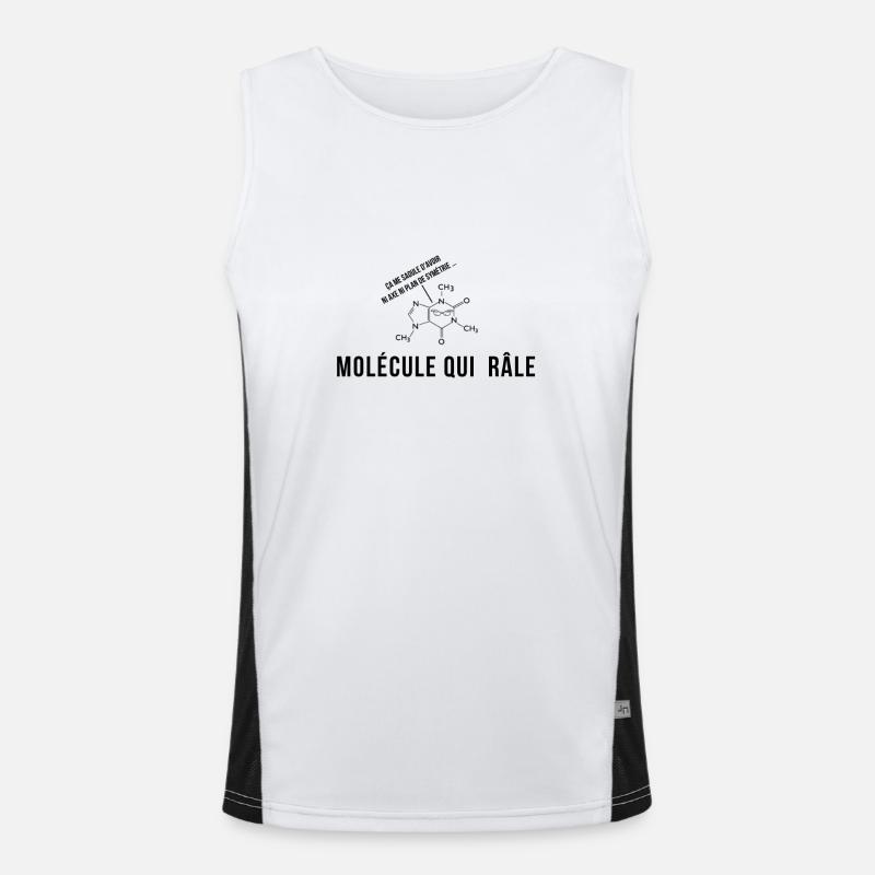 Molécule Chirale Débardeur respirant contrasté Homme 