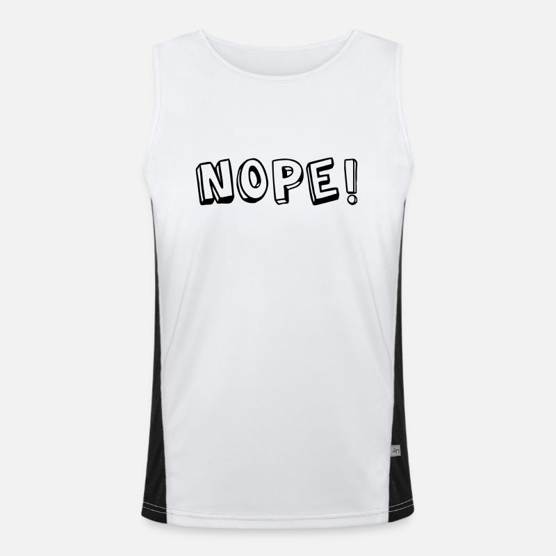 Nope! Men's Functional Contrast Tank Top 