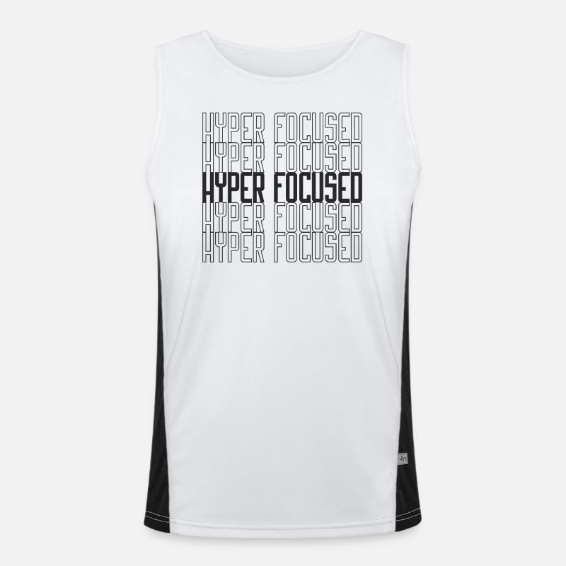 Hyperfocused Funktionelles Kontrast-Tank Top für Männer 