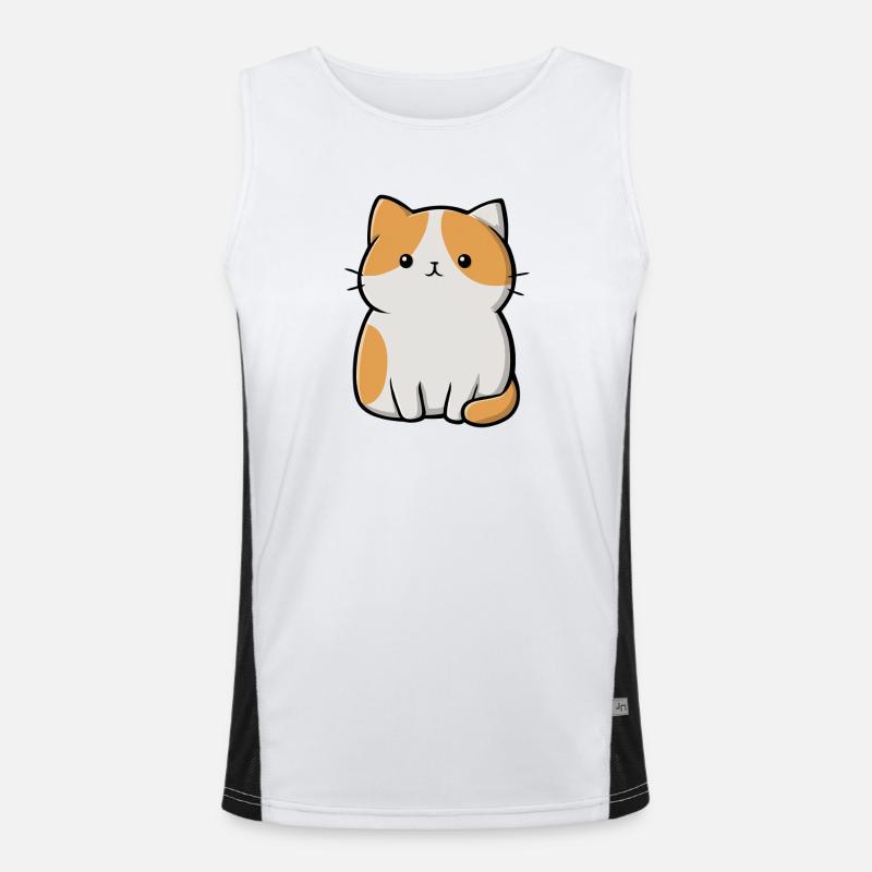 chat mignon, animal de compagnie Débardeur respirant contrasté Homme 
