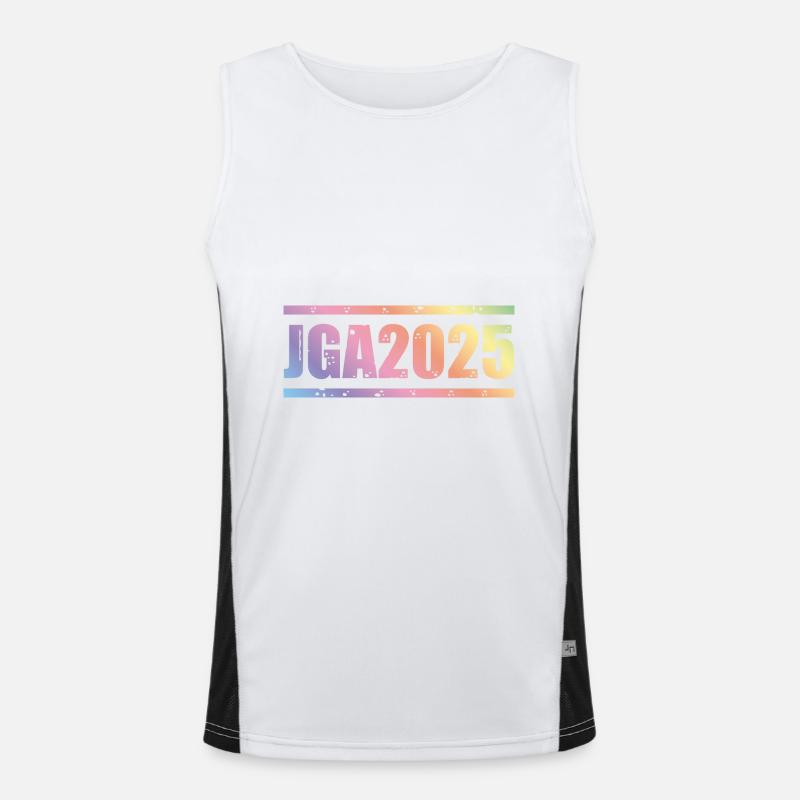 Jga 2025 Bachelor Party Men's Functional Contrast Tank Top 