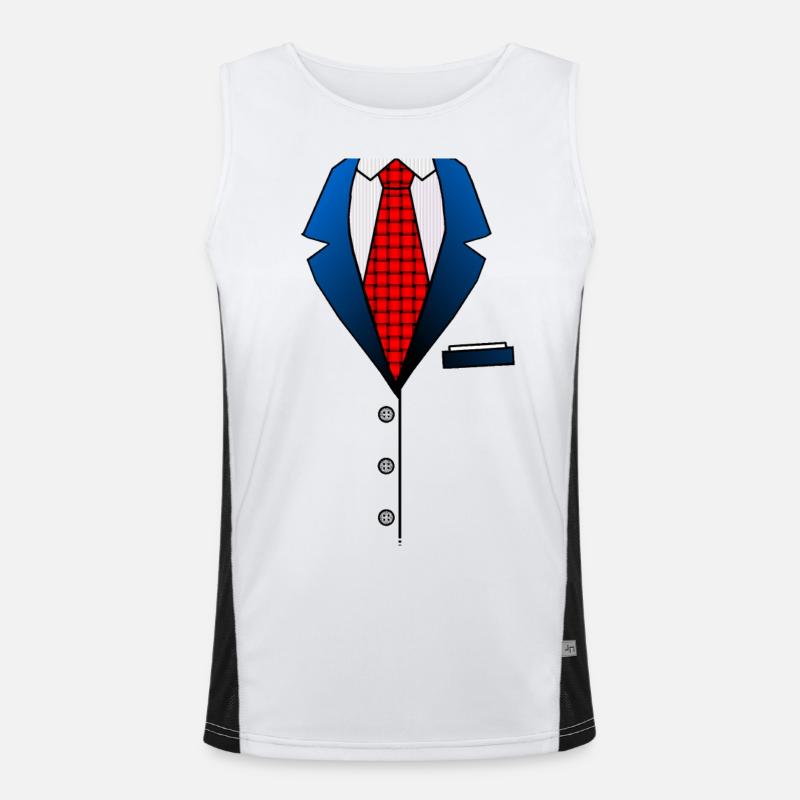 Suit Funktionelles Kontrast-Tank Top für Männer 