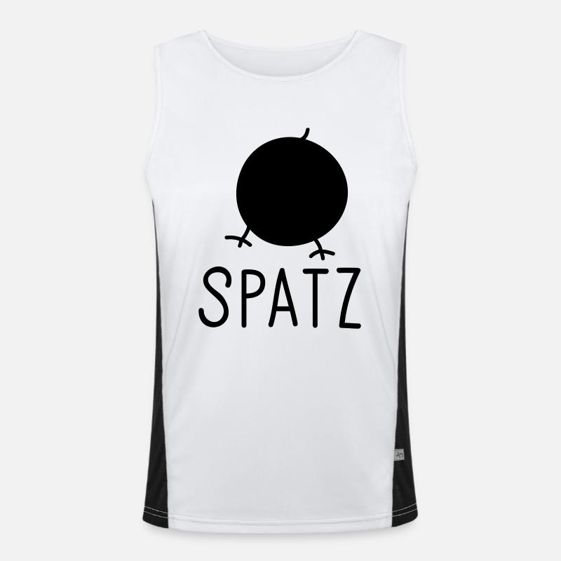 Spatz Funktionelles Kontrast-Tank Top für Männer 