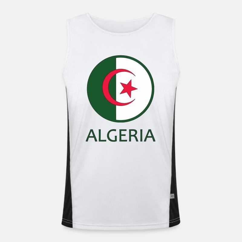 Algeria Men's Functional Contrast Tank Top 