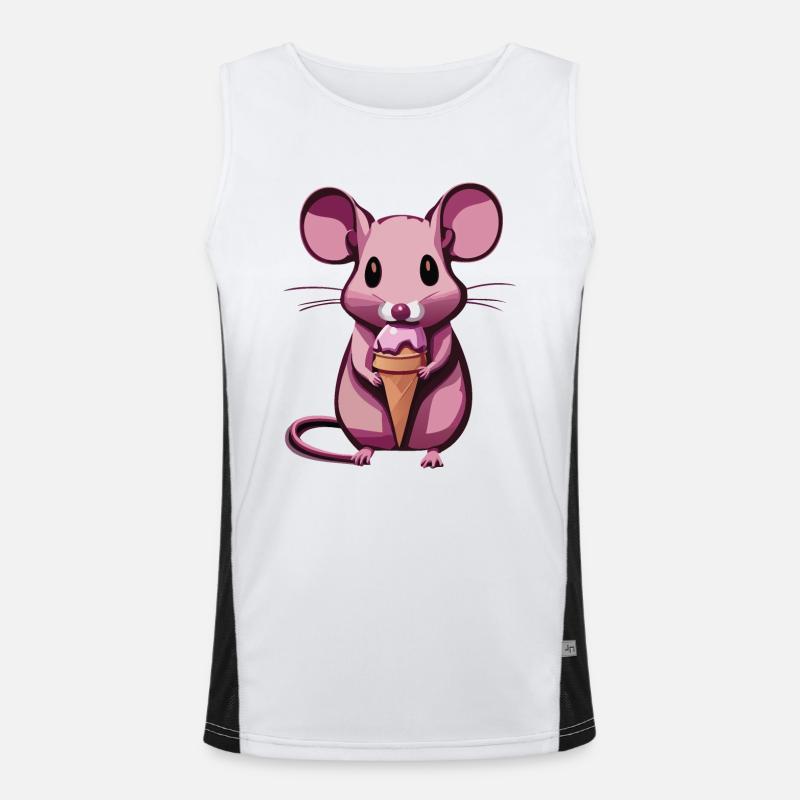 Maus Funktionelles Kontrast-Tank Top für Männer 