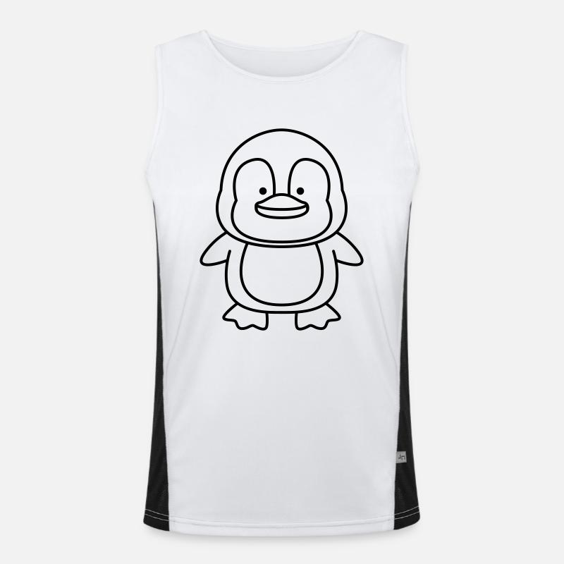 Penguin Comic Men's Functional Contrast Tank Top 