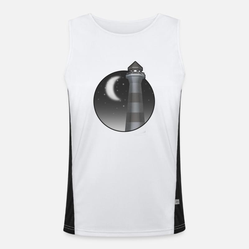 guy in the night Men's Functional Contrast Tank Top 
