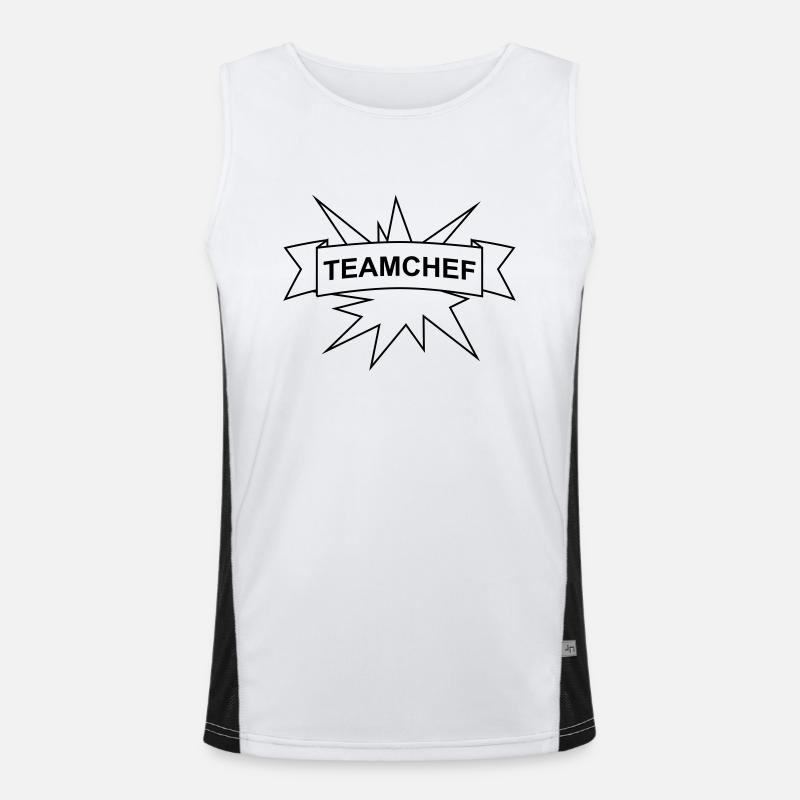 Teamchef Team Funktionelles Kontrast-Tank Top für Männer 