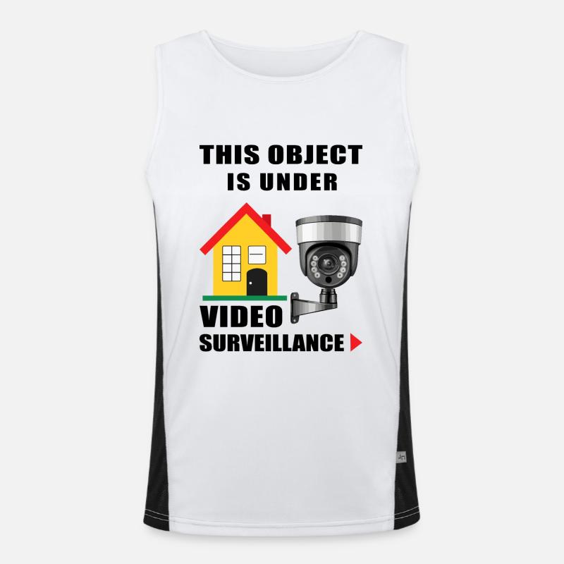 Surveillance d’objets Débardeur respirant contrasté Homme 