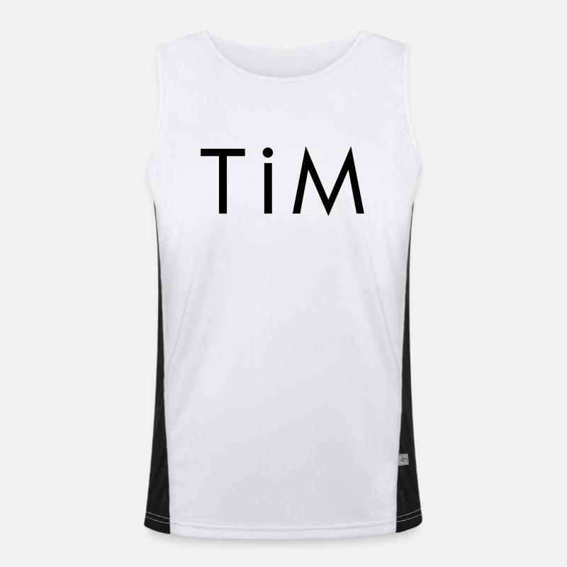 TiM Funktionelles Kontrast-Tank Top für Männer 