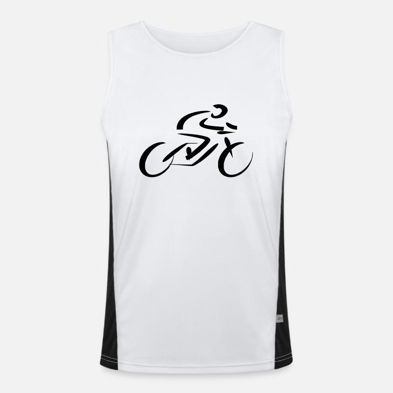 cycling Men's Functional Contrast Tank Top 