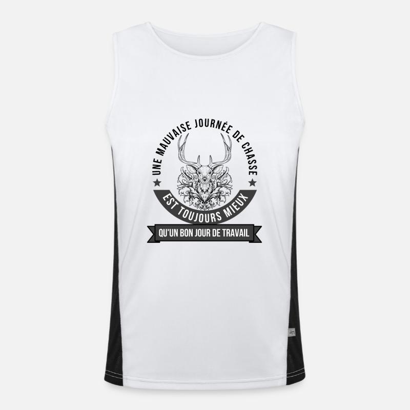 3 Débardeur respirant contrasté Homme 