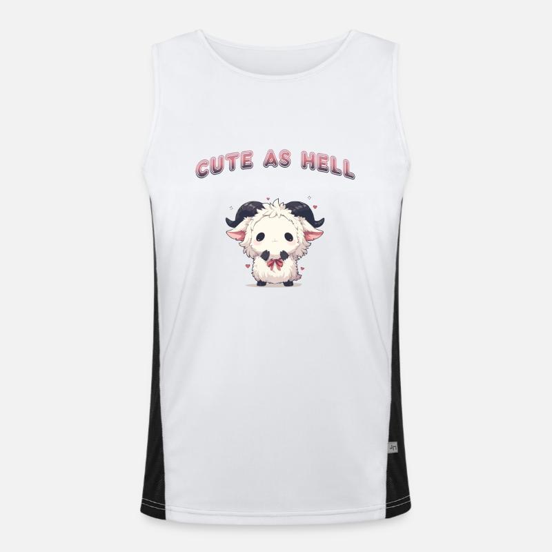 Mignon comme l’enfer Débardeur respirant contrasté Homme 