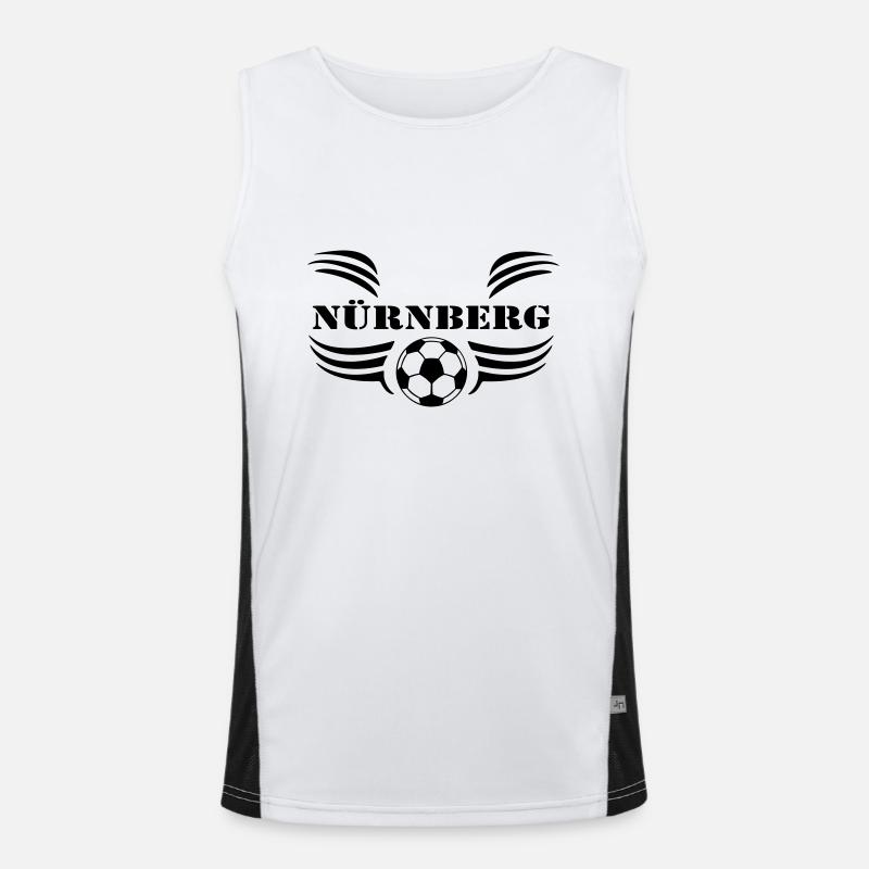 Nürnberg , Fußball , Leidenschaft (25) Funktionelles Kontrast-Tank Top für Männer 