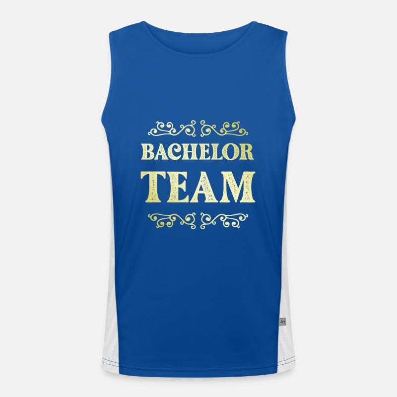 Bachelor Team Funktionelles Kontrast-Tank Top für Männer 