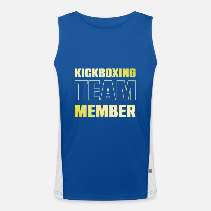 Équipe de kickboxing Débardeur respirant contrasté Homme 