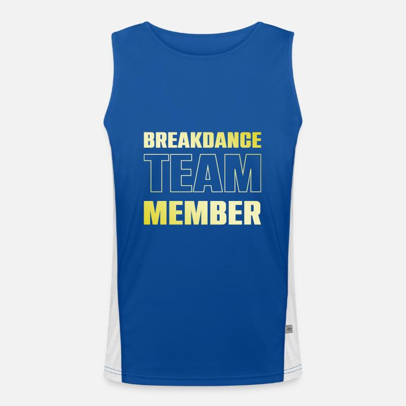 Équipe de breakdance Débardeur respirant contrasté Homme 
