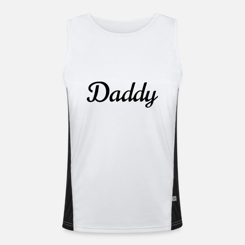 Daddy Funktionelles Kontrast-Tank Top für Männer 