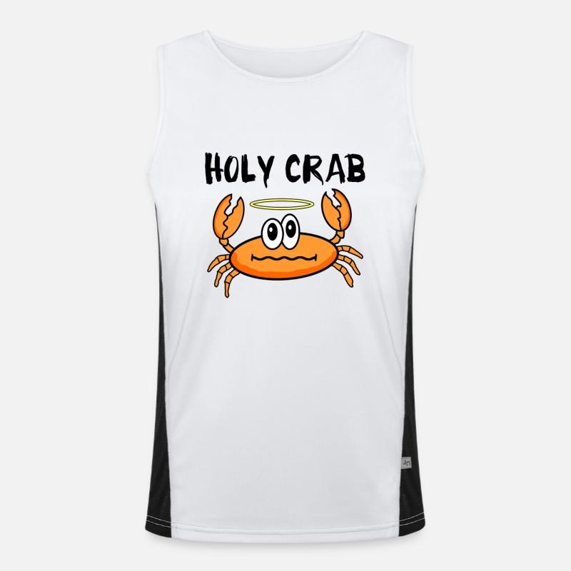Holy Crab Men's Functional Contrast Tank Top 