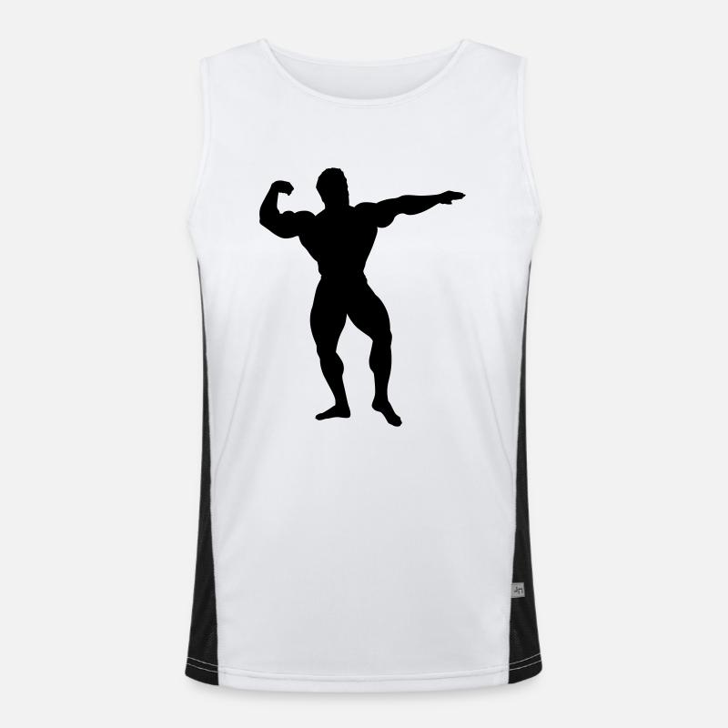 bodybuilder Funktionelles Kontrast-Tank Top für Männer 