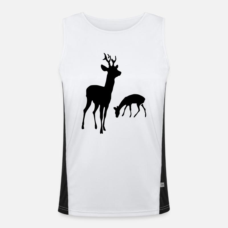Two deer Men's Functional Contrast Tank Top 