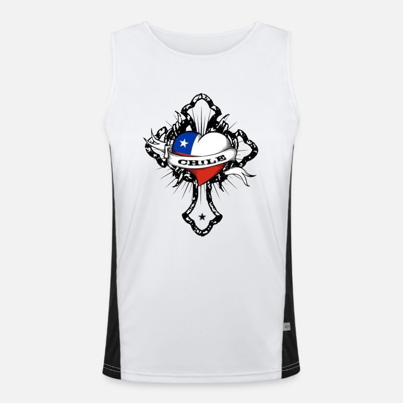 Chile Funktionelles Kontrast-Tank Top für Männer 