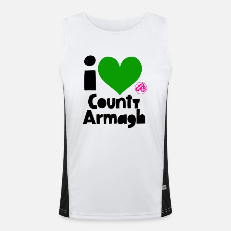 Comté d’Armagh Débardeur respirant contrasté Homme 