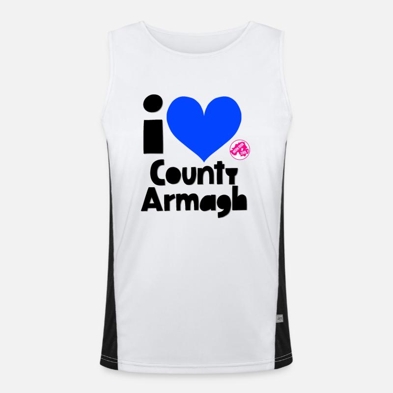 Comté d’Armagh Débardeur respirant contrasté Homme 