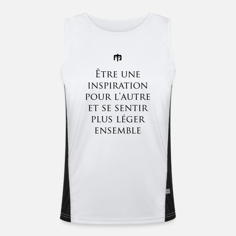 leger Débardeur respirant contrasté Homme 