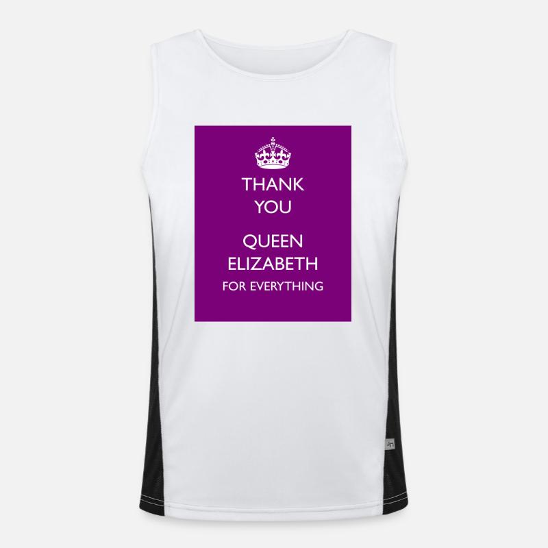 Queen Elizabeth Men's Functional Contrast Tank Top 