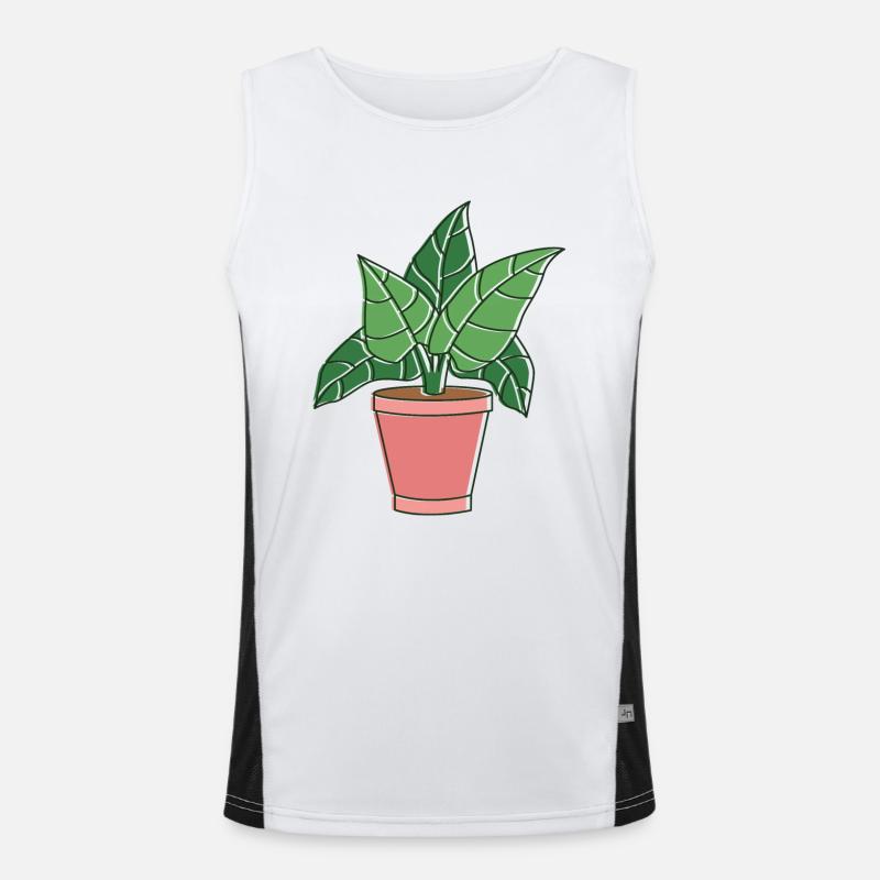 fall plants for u Men's Functional Contrast Tank Top 