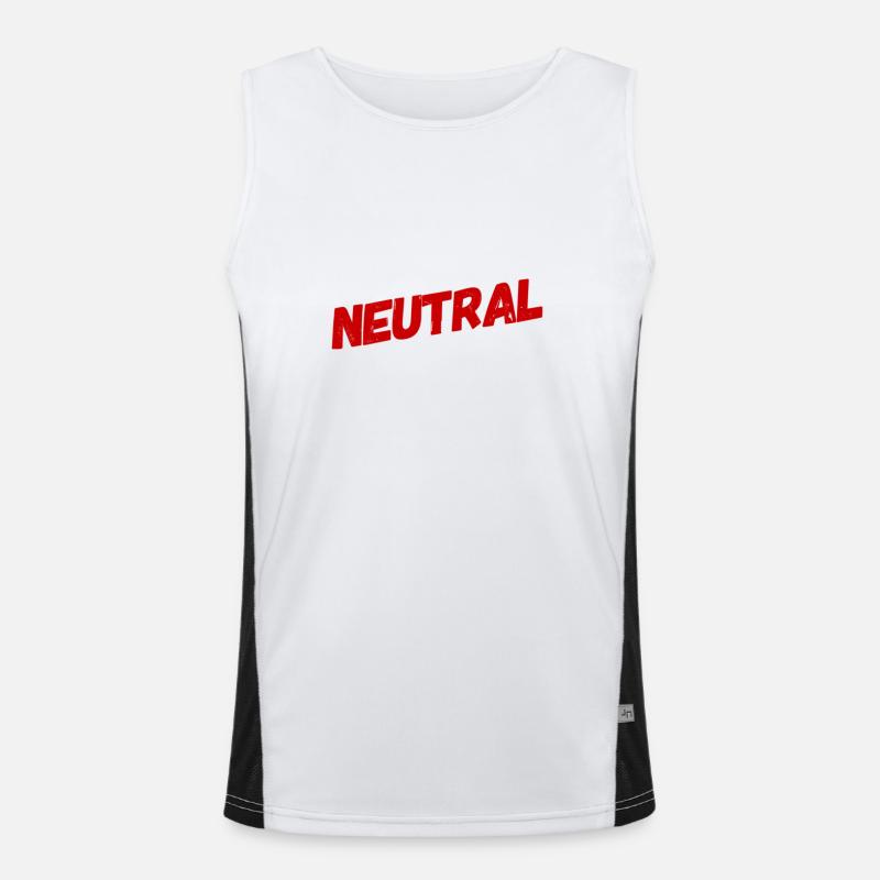 all the same Men's Functional Contrast Tank Top 