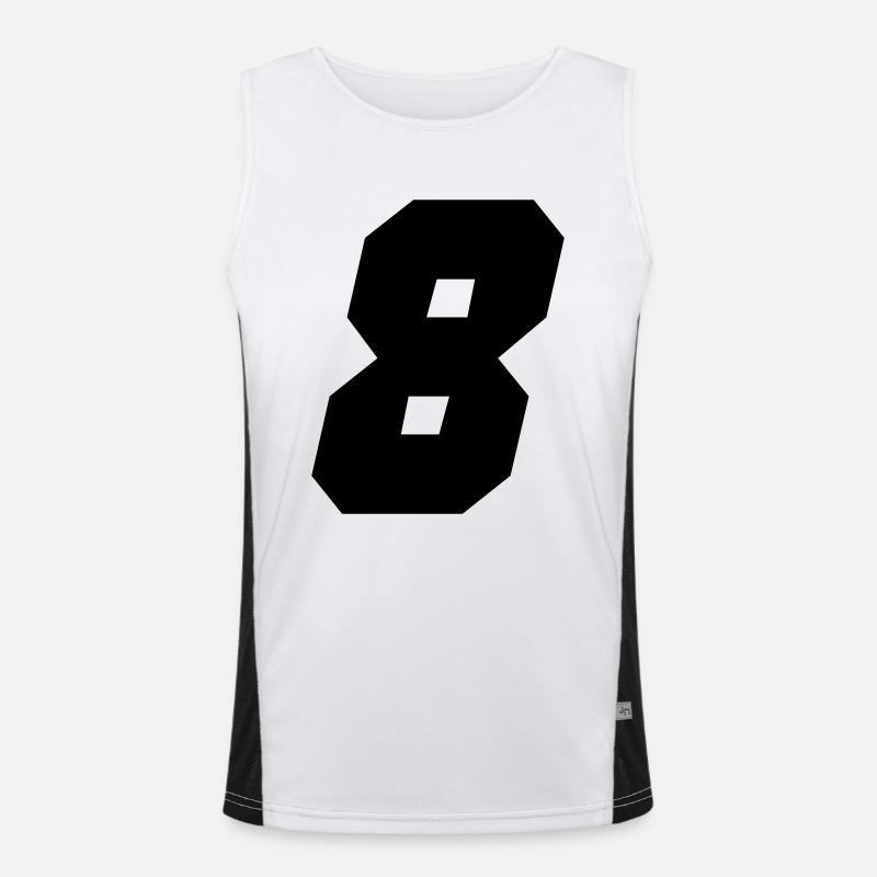 8 Men's Functional Contrast Tank Top 