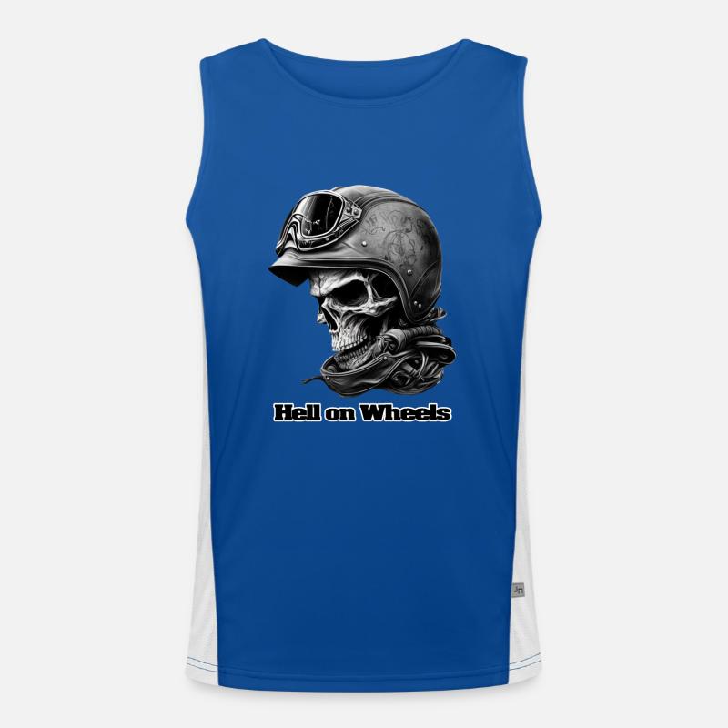 Hell on wheels Men's Functional Contrast Tank Top 