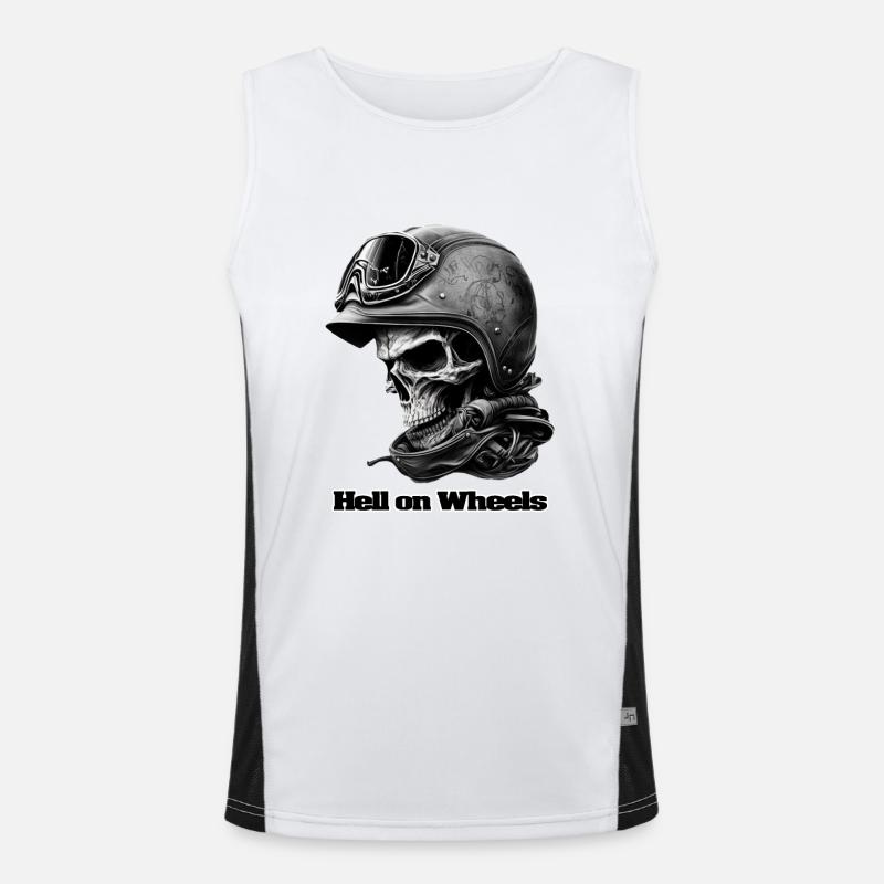 Hell on wheels Men's Functional Contrast Tank Top 