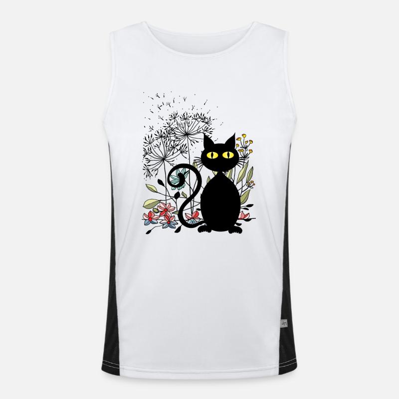 Chat Débardeur respirant contrasté Homme 