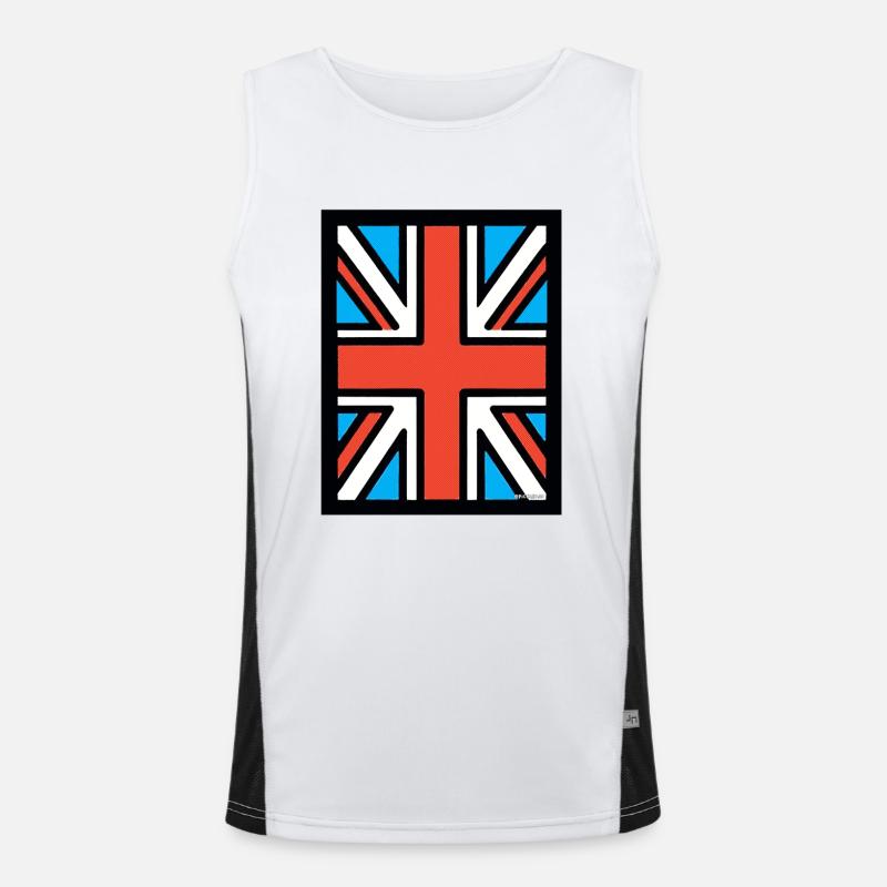 L’Union Jack Débardeur respirant contrasté Homme 