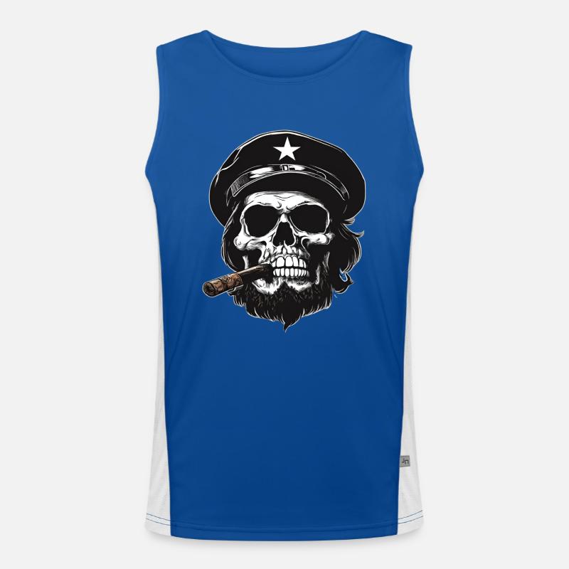Che Schädel Funktionelles Kontrast-Tank Top für Männer 