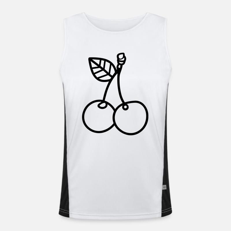 cherry Men's Functional Contrast Tank Top 