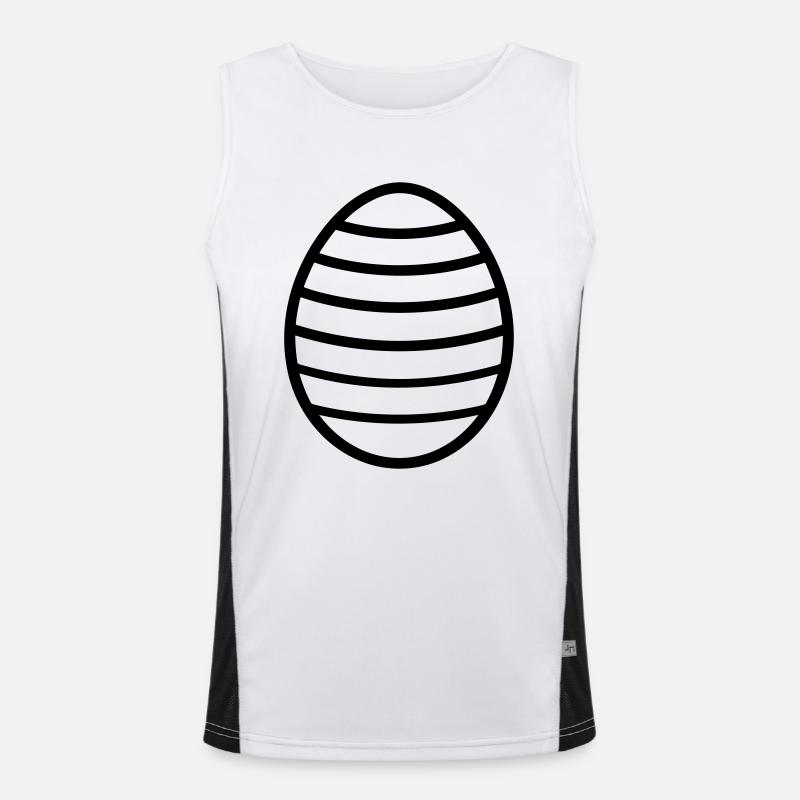 Easter Egg Men's Functional Contrast Tank Top 