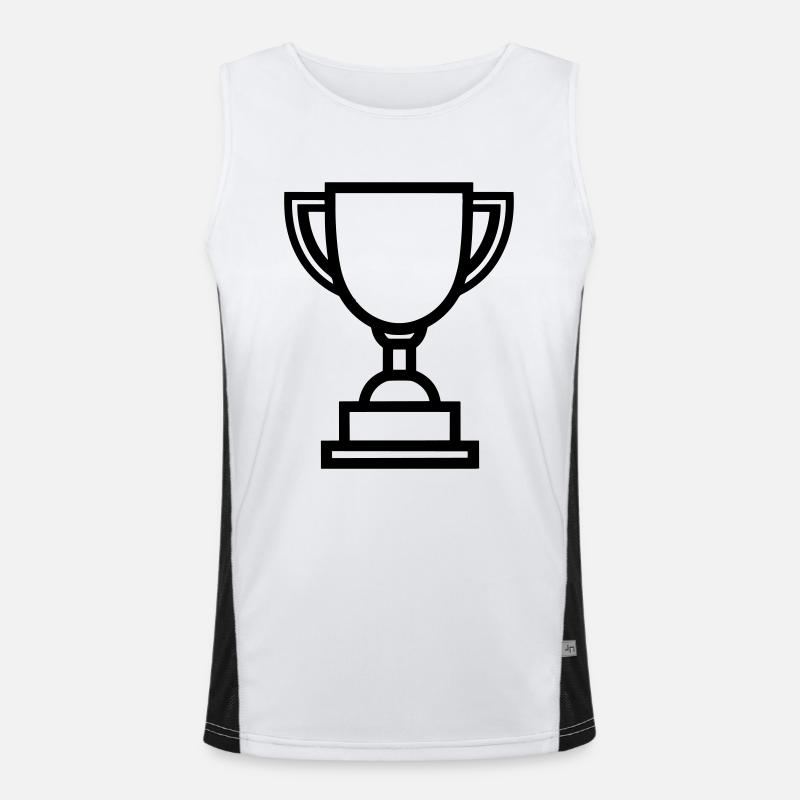 Trophäe Funktionelles Kontrast-Tank Top für Männer 