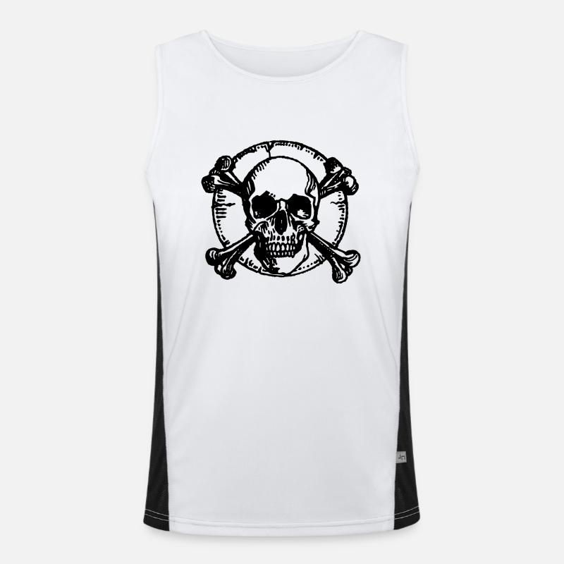 Skull Pirate Men's Functional Contrast Tank Top 