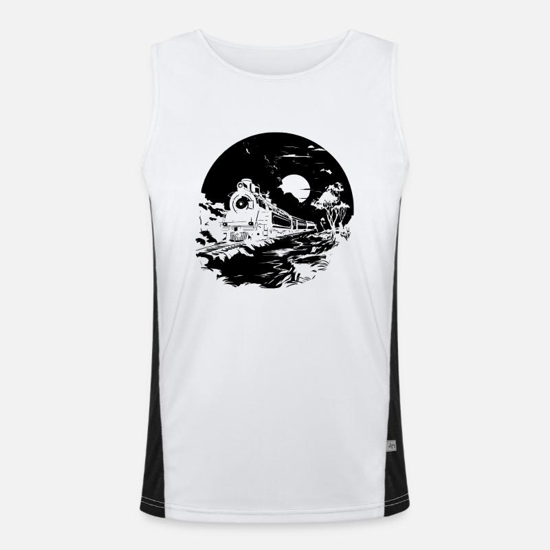 Railroad Men's Functional Contrast Tank Top 