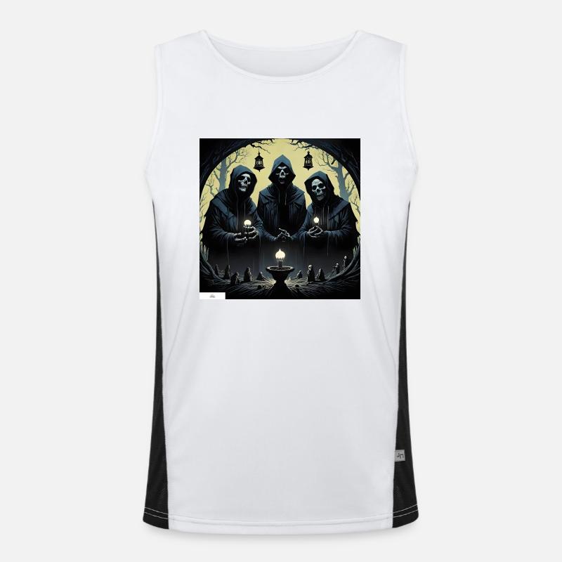 Horror cult friends Men's Functional Contrast Tank Top 