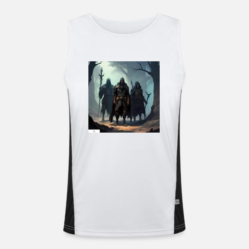 Freunde der antiken Fantasy Funktionelles Kontrast-Tank Top für Männer 