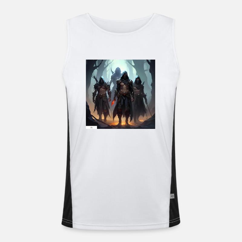 Fantasy warriors realm Men's Functional Contrast Tank Top 