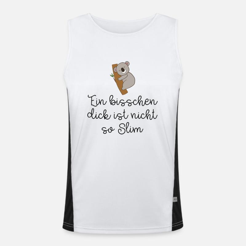 lustige Sprüche Funktionelles Kontrast-Tank Top für Männer 